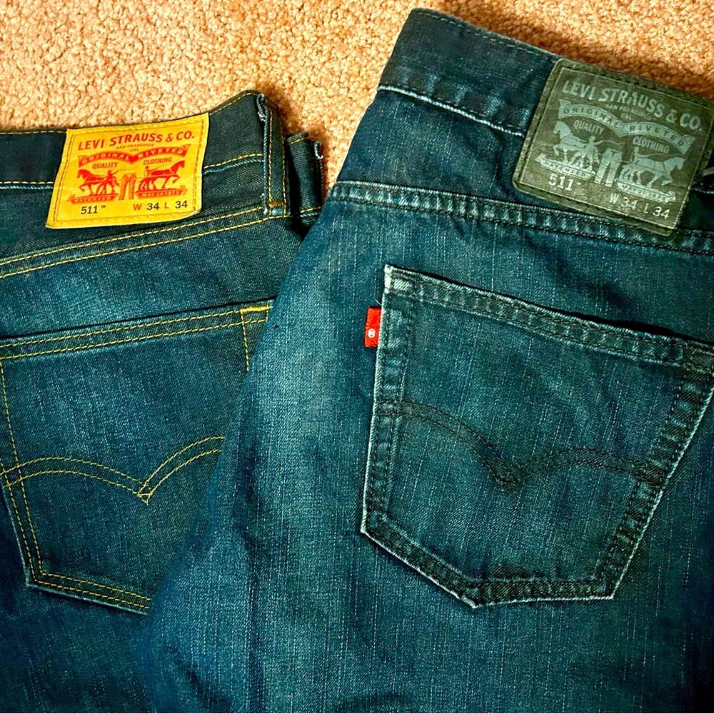 Men’s Levis 511 jeans 34x34